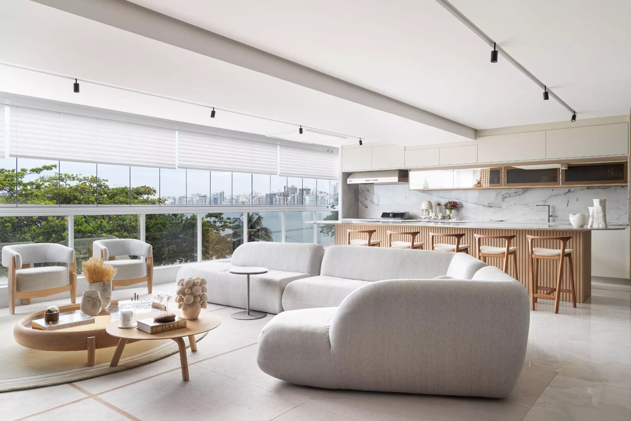 Ambiente integrado faz parte de proposta de casa híbrida de Daniela Andrade.