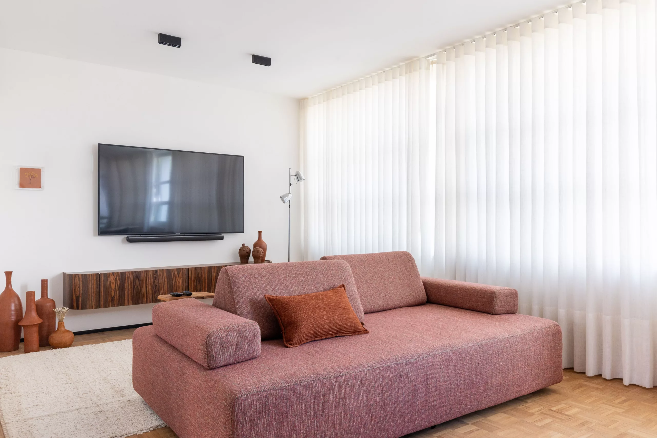 Sala de apartamento pequeno