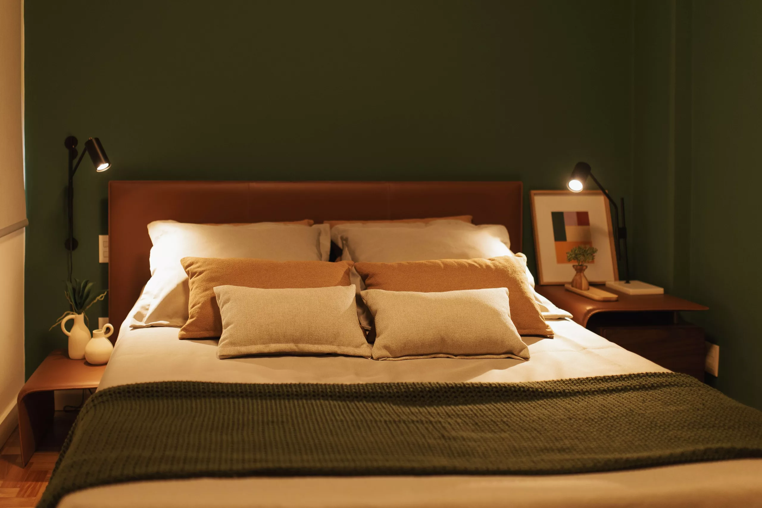 Solução para quarto em um apartamento pequeno.