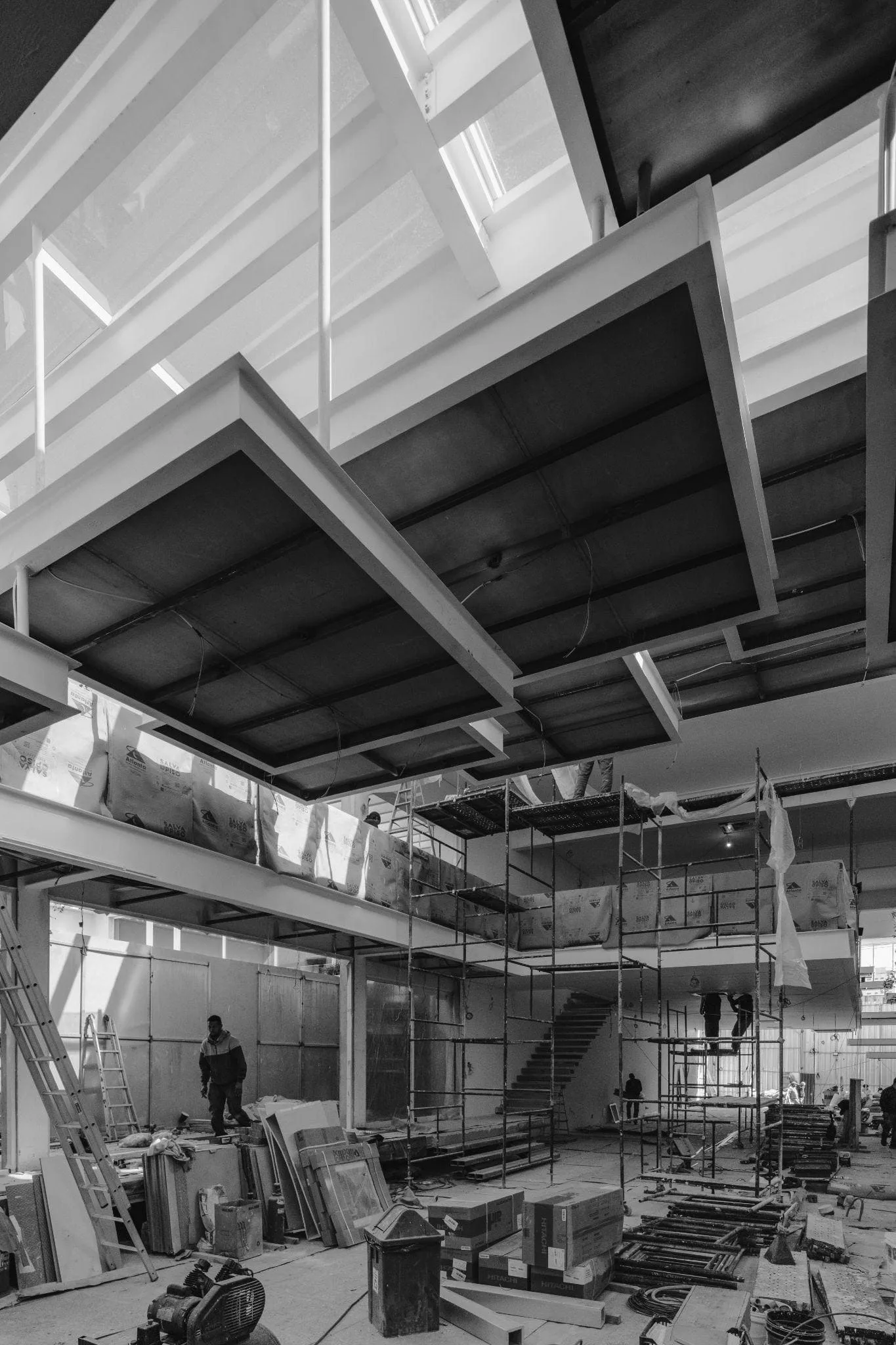 Obra do novo espaço da Lider Gabriel Monteiro